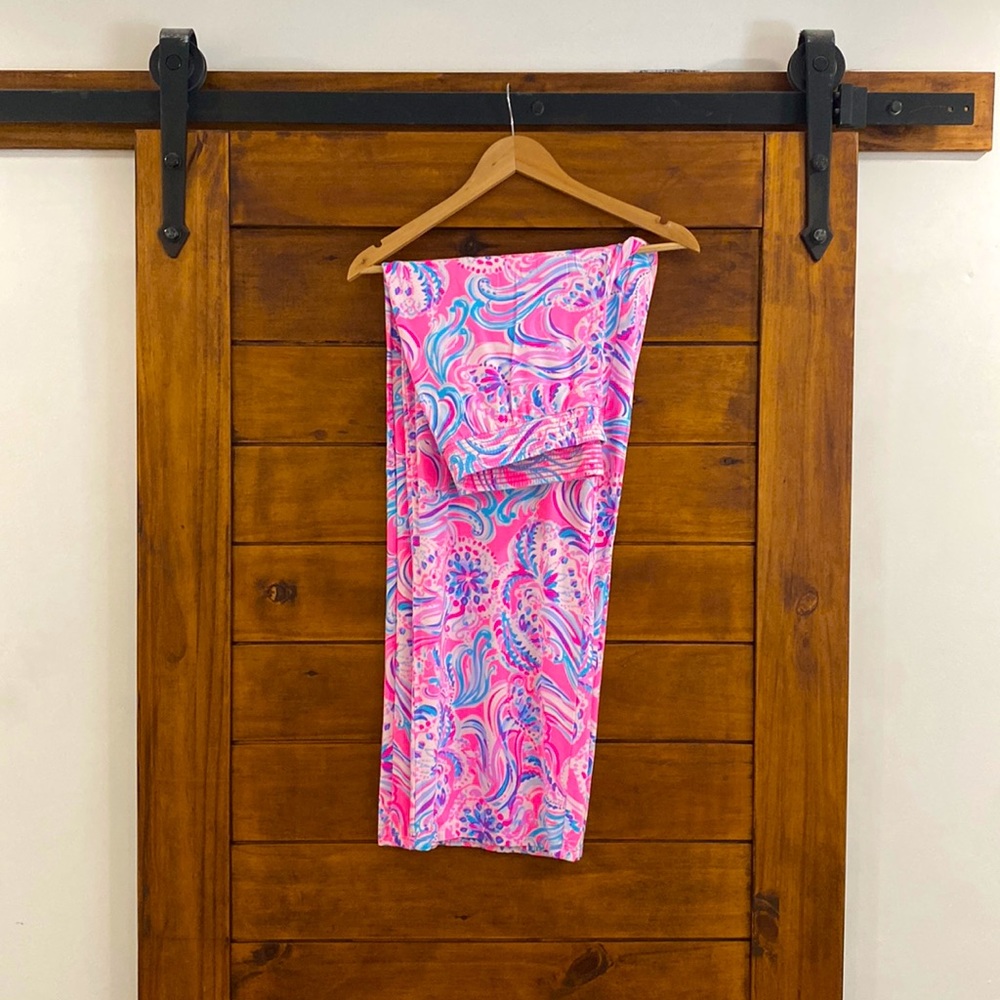 Lilly Pulitzer Lorena Breezy Palazzo pants size L Don’t be jelly
